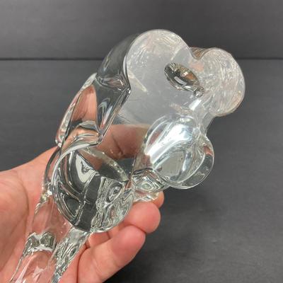 -74- HEISEY | Art Glass Mother Elephant Figure