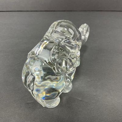 -74- HEISEY | Art Glass Mother Elephant Figure