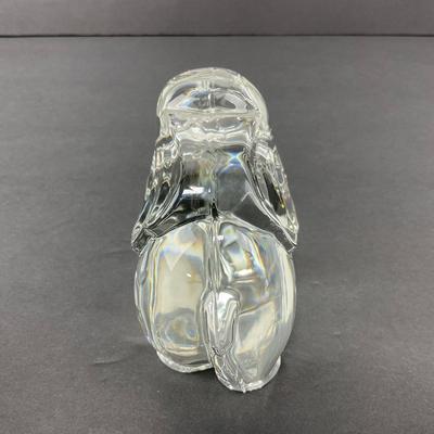 -74- HEISEY | Art Glass Mother Elephant Figure