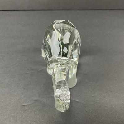 -74- HEISEY | Art Glass Mother Elephant Figure