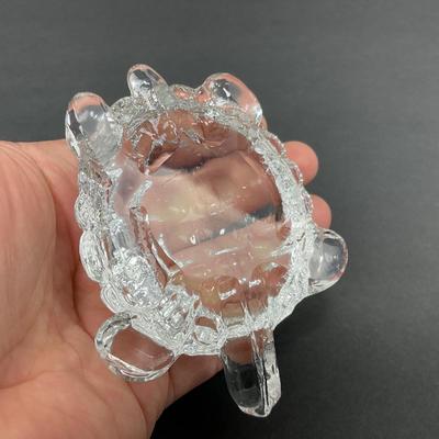 -75- GLASSWARE | Art Glass Turtle Figure
