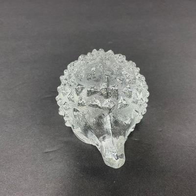 -77- PUKEBURG | Swedish Art Glass Hedgehog Or Porcupine Figure