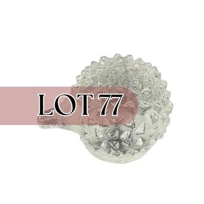 -77- PUKEBURG | Swedish Art Glass Hedgehog Or Porcupine Figure