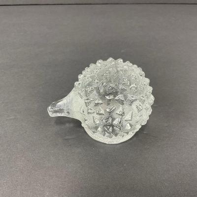 -77- PUKEBURG | Swedish Art Glass Hedgehog Or Porcupine Figure