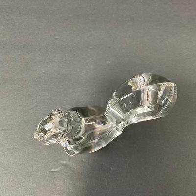 -78- VIKING | New Martinsville Art Glass Squirrel Figure