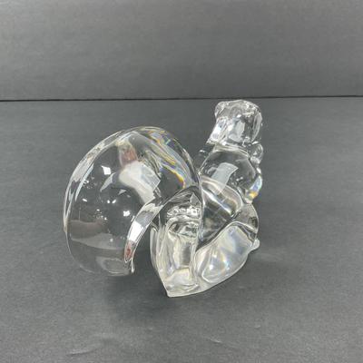 -78- VIKING | New Martinsville Art Glass Squirrel Figure