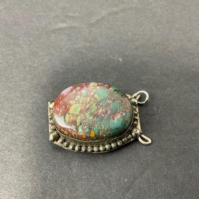 -81- JEWELRY | Polished Stones Bracelet, Pendant, & Bracelet Piece
