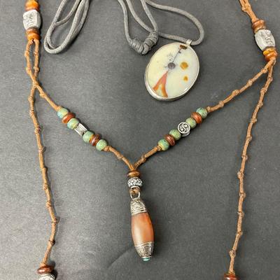 -85- JEWELRY | Polished Stone Necklaces