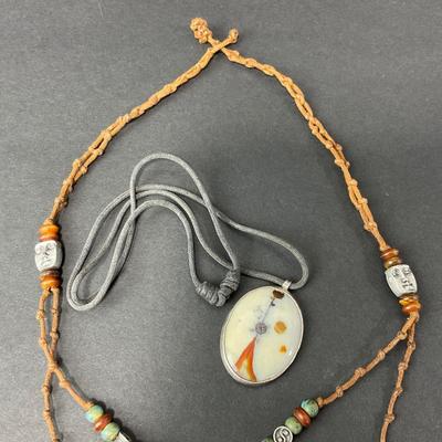 -85- JEWELRY | Polished Stone Necklaces