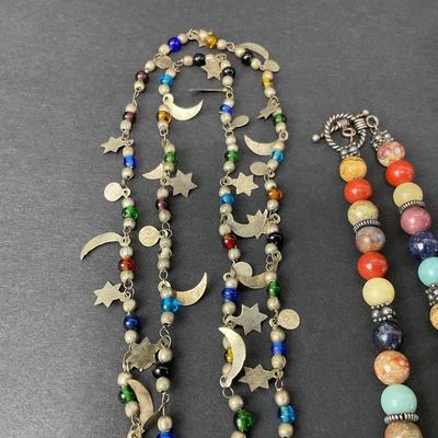-86- JEWELRY | Unique Stone Beaded Necklaces
