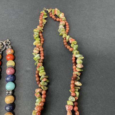 -86- JEWELRY | Unique Stone Beaded Necklaces