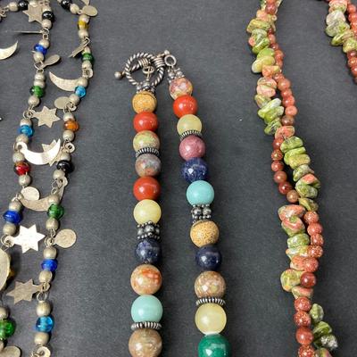 -86- JEWELRY | Unique Stone Beaded Necklaces