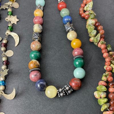 -86- JEWELRY | Unique Stone Beaded Necklaces