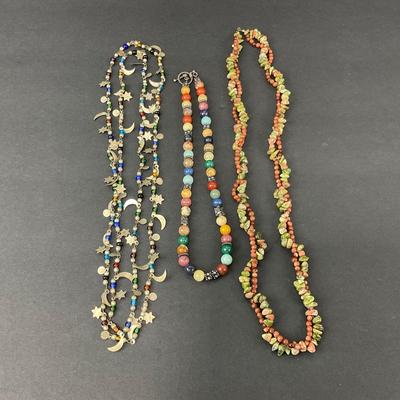-86- JEWELRY | Unique Stone Beaded Necklaces