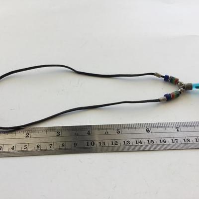 Unique rainbow beaded fashion necklace