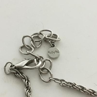 Ruby rd marked beautiful fashion necklace