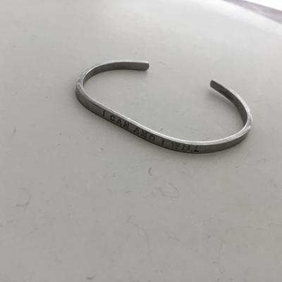 I can and I will cuff bracelet