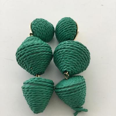 Sugarfix green statement earrings