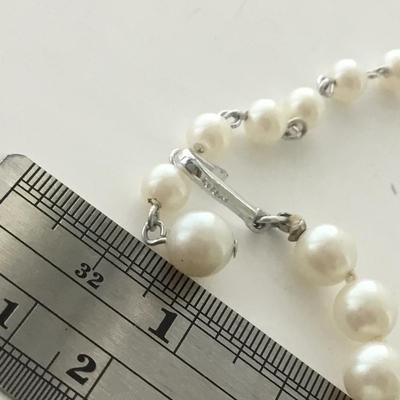 Vintage adjustable Japan marked beaded necklace
