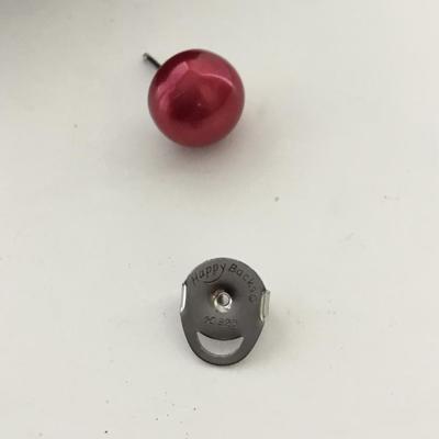 Honora collection 925 red stud earrings