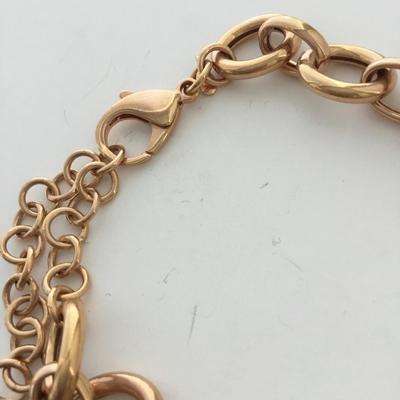 Goldtone chain link type necklace