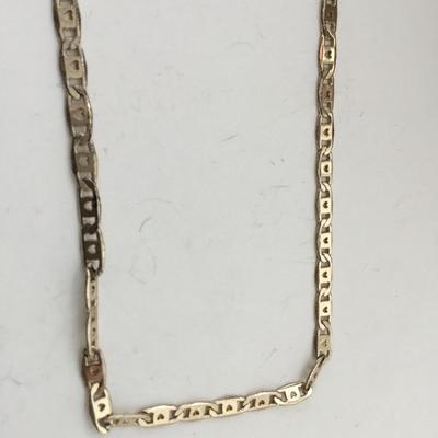Unmarked silver tone mini heart fashion necklace