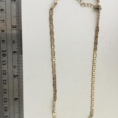 Unmarked silver tone mini heart fashion necklace