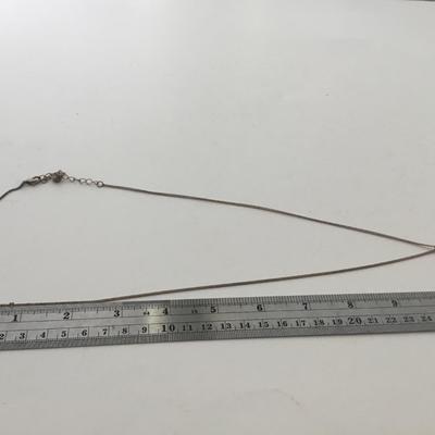 Gold tone bronze tone long fashion necklace