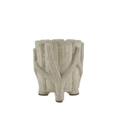 Faux bois pots ONE PAIR AVAIL