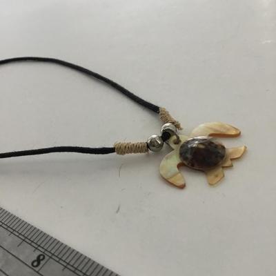 Turtle unmarked fashion necklace