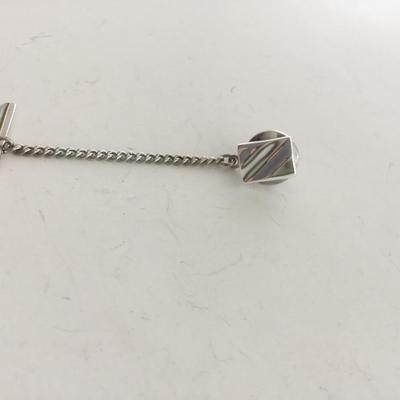 Silver tone push pin vintage
