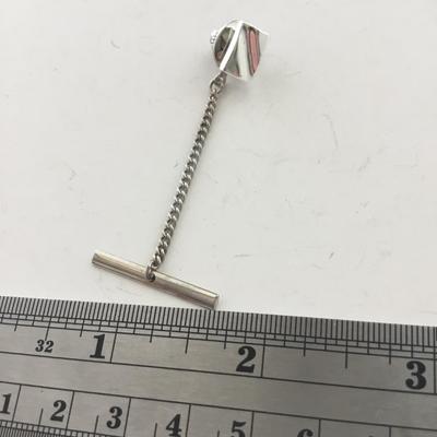 Silver tone push pin vintage