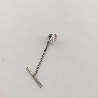 Silver tone push pin vintage