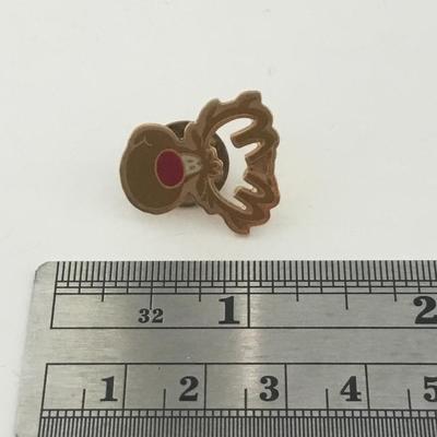 Marked reindeer push pin