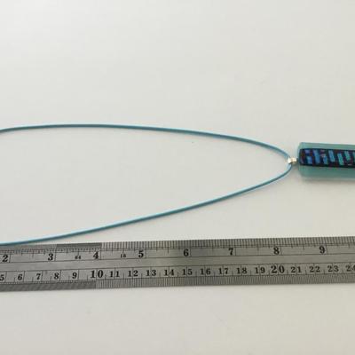 Light blue fashion necklace