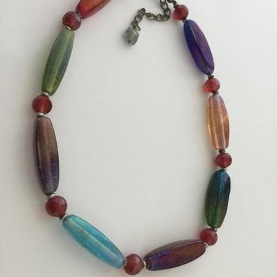 Colorful unique fashion necklace