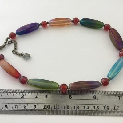 Colorful unique fashion necklace
