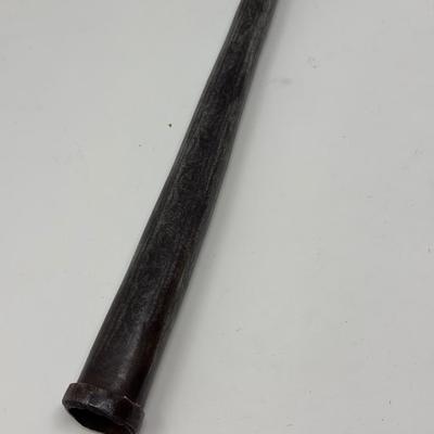 19th C Persian Qatar Dynasty Bident Spearhead