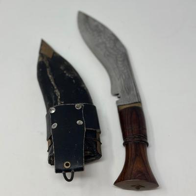 19th C Gurkha Kukri Knife Nepalese Origin