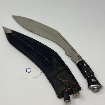 Vintage India Kukri Gurkha Bolo Machete Survival Knife