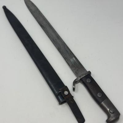 WWII German SS Totenkopf Presentation Bayonet