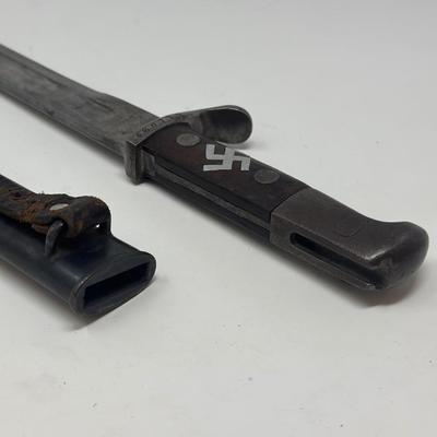 WWII German SS Totenkopf Presentation Bayonet