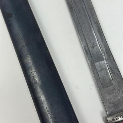WWII German SS Totenkopf Presentation Bayonet
