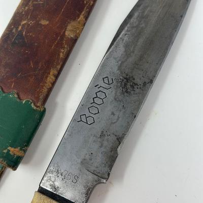 Vintage Hunting Knife Stamped Bowie
