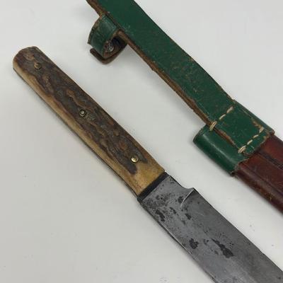 Vintage Hunting Knife Stamped Bowie