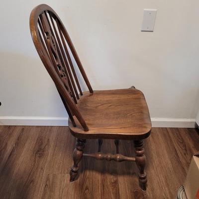 Solid Wood Ethan Allen Dining Table and Chairs (K-EL)
