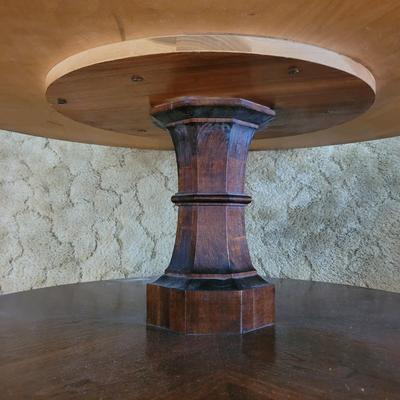 Solid Wood Round Coffee Table (B1-EL)