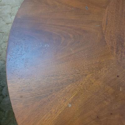 Solid Wood Round Coffee Table (B1-EL)
