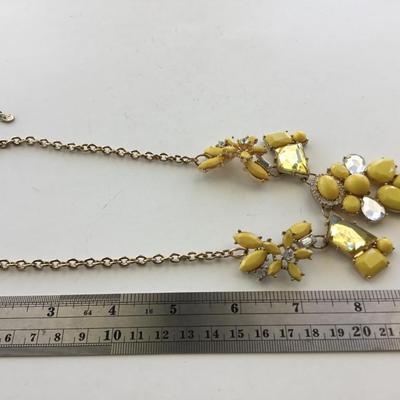 Yellow statement cc. Marked beautiful necklace