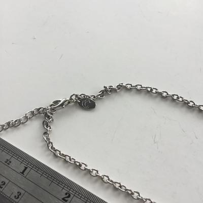 Double sided gray or red beautiful necklace